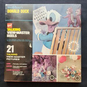 Vintage GAF Talking View-Master Reels Walt Disney's "DONALD DUCK" Sealed